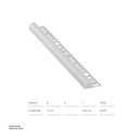 UROSHRINK Spain Tile Corner Steel Trim 171A-BL Blanco 10MM (ES) White