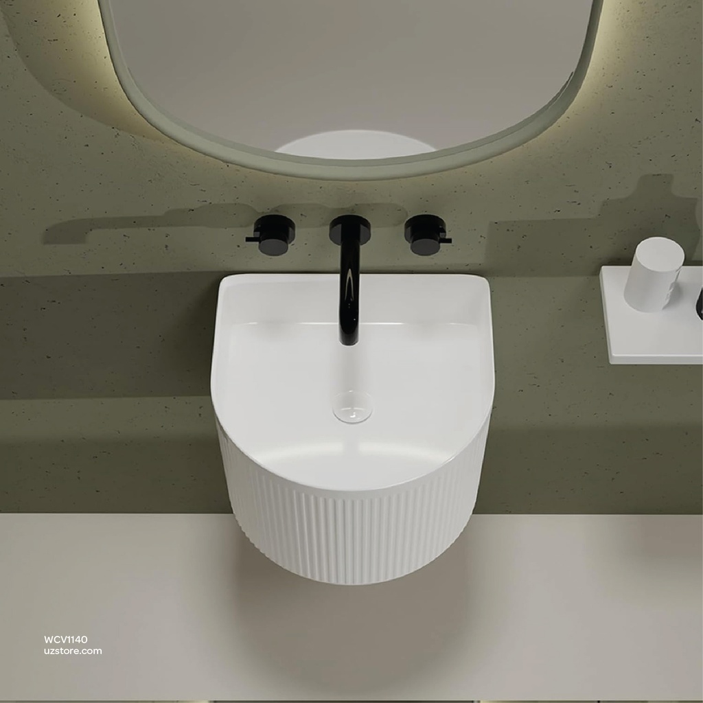 Vlavu Wall-hung basin
 Fixing to wall with back 900*330*380mm CB.39.0056