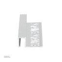 UROSHRINK Spain Tile Corner Steel Trim 212A-PB Plata Brillo 10MM (ES) Bright Silver