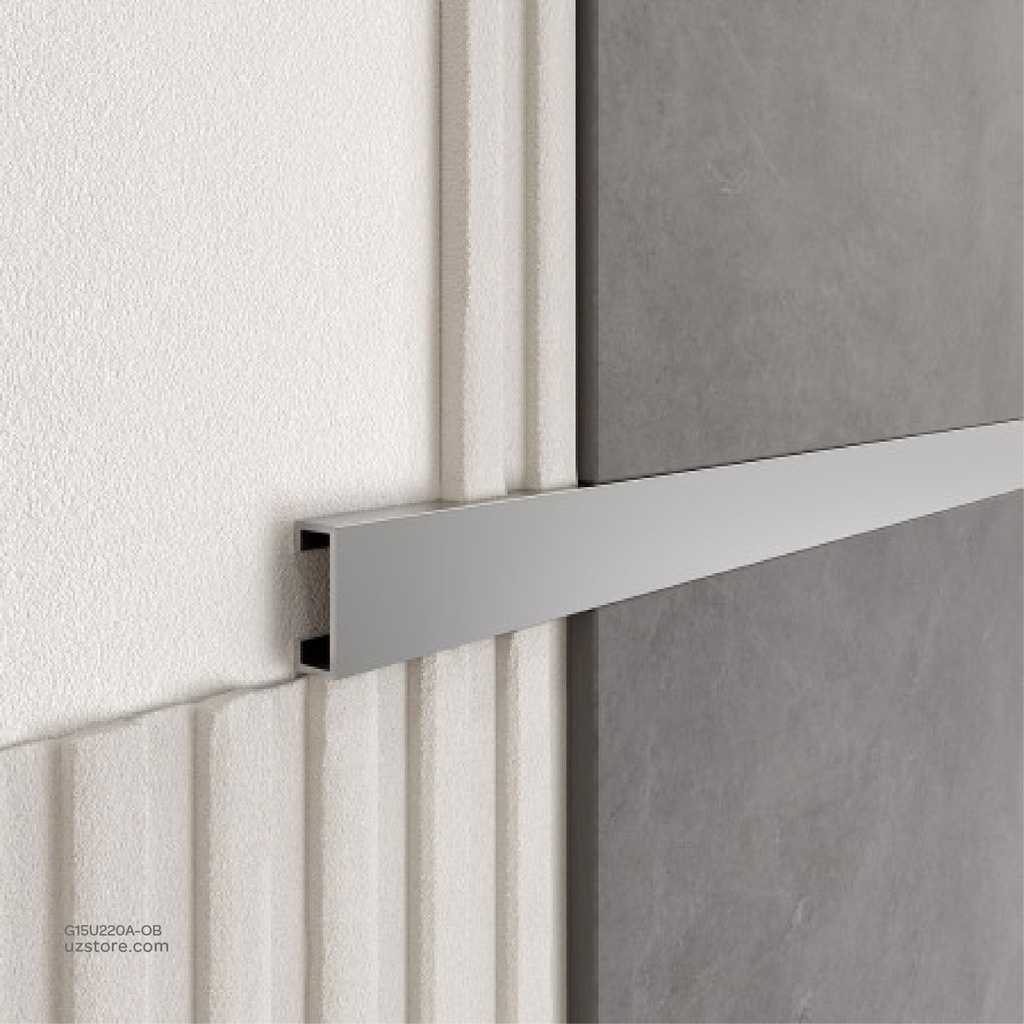 UROSHRINK Spain Tile Corner Steel Trim 220A-OB Oro Brillo 20MM (ES) Bright Gold