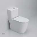 Vlavu Washdown one-piece toilet  Rimless dual-flush , S-trap 250mm , UF seat cover WCV1137 
