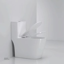 Vlavu Washdown one-piece toilet  Rimless dual-flush , S-trap 250mm , UF seat cover WCV1137 