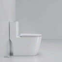 Vlavu Washdown one-piece toilet  Rimless dual-flush , S-trap 250mm , UF seat cover WCV1137 