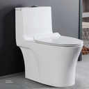 Vlavu Washdown one-piece toilet  Rimless dual-flush , S-trap 250mm , UF seat cover WCV1138