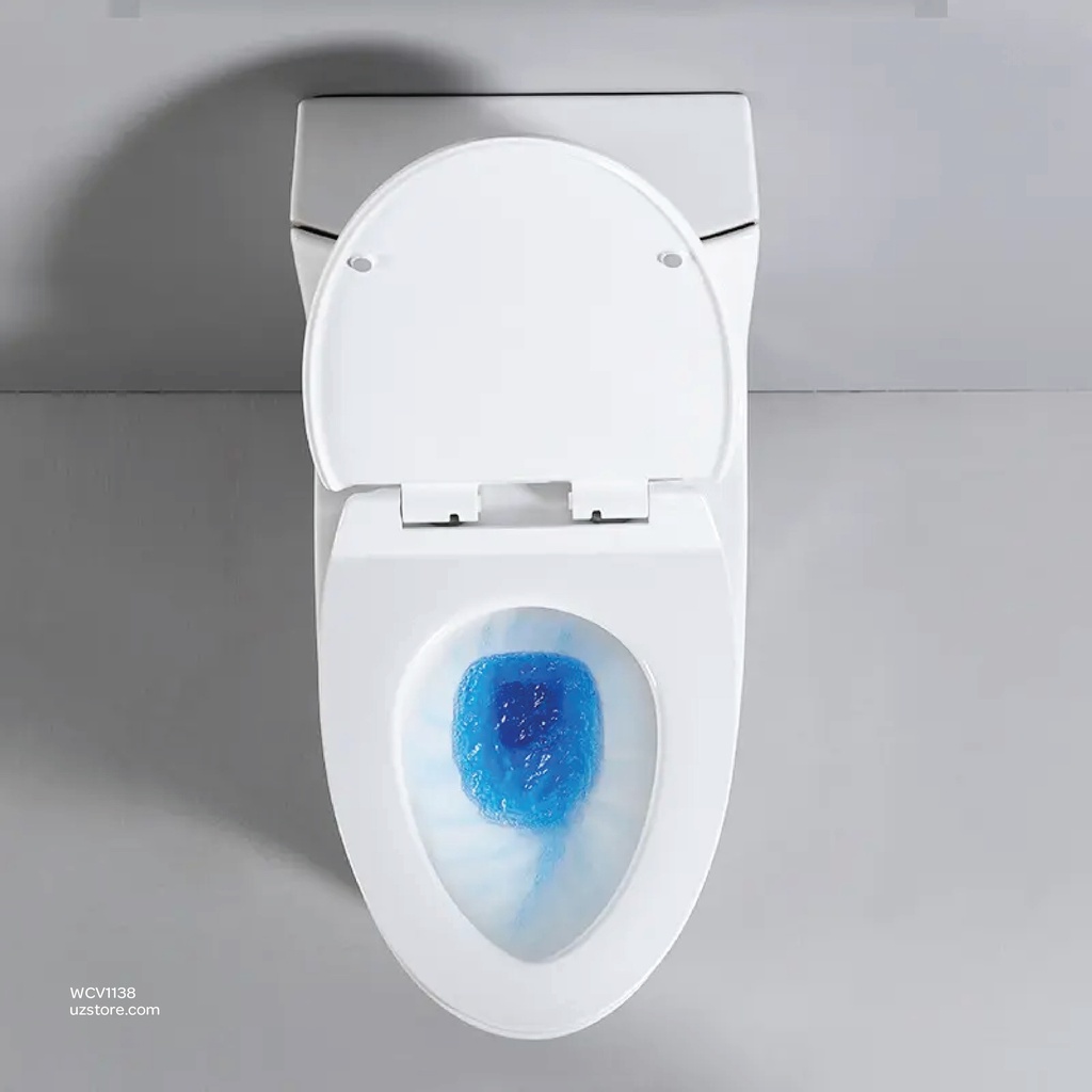 Vlavu Washdown one-piece toilet  Rimless dual-flush , S-trap 250mm , UF seat cover WCV1138