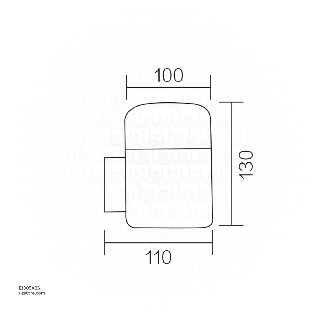 uzstore Outdoor Wall Light  E1305ABS-02.webp