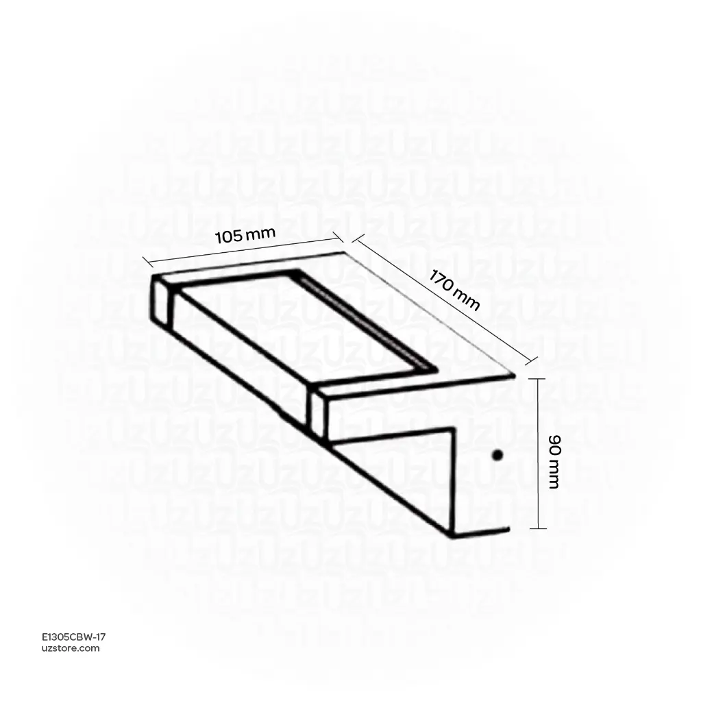 Uzstore Outdoor Adjustable Wall Light  E1305CBW-17-03.webp