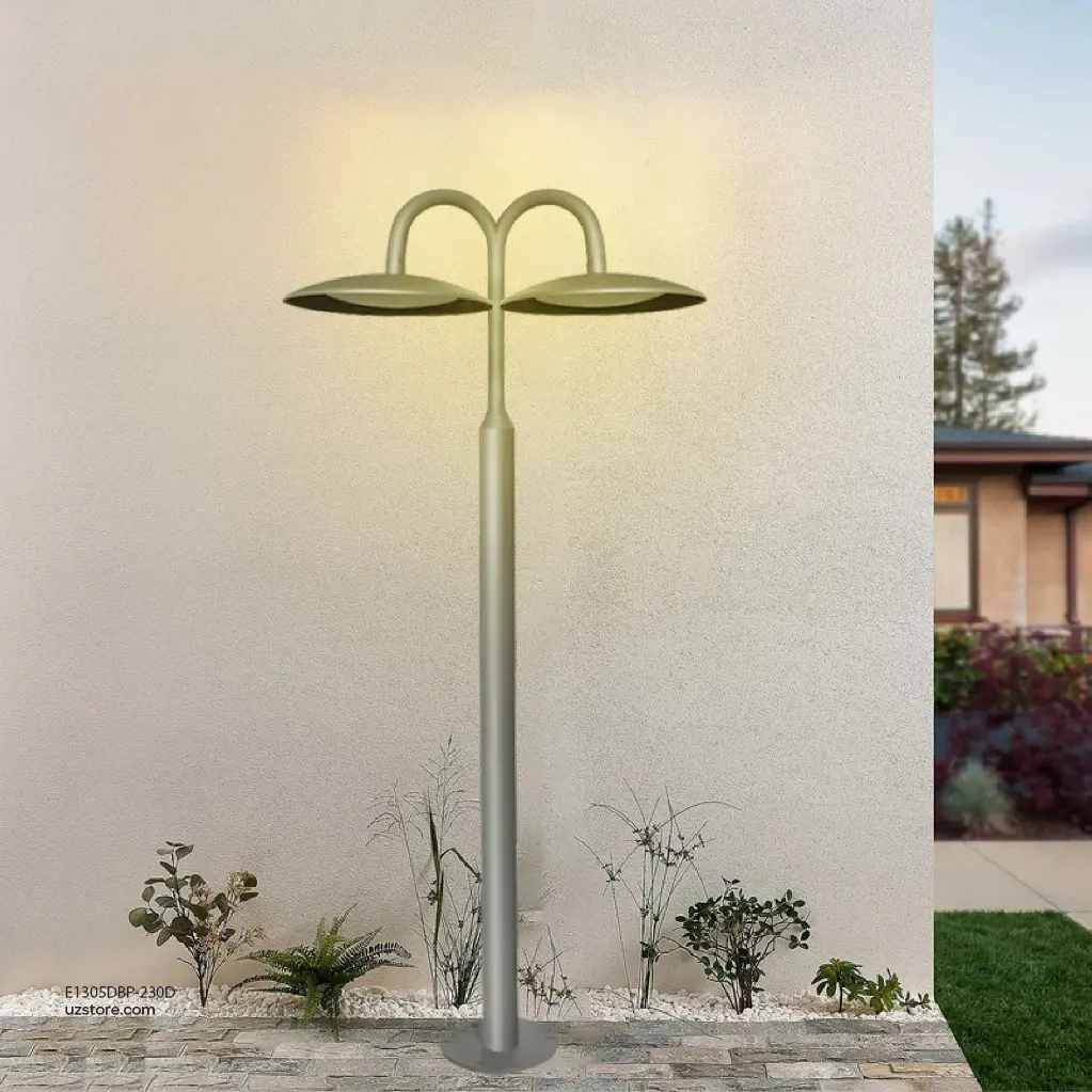 Uzstore Outdoor Double Pole Light   E1305DBP-230D-03.webp