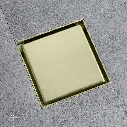 Uzstore Vlavu Floor Drain (SUS304) – Outlet 50mm (2 Inch), Drainage Accessory, 100×100mm, Brushed Gold  P4-V10G-02.webp