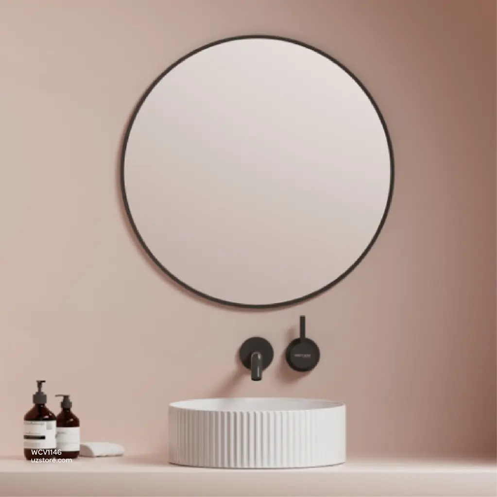 Uzstore Vlavu Art Basin Counter top mounting 355 x355 x120mm WCV1146-04.webp