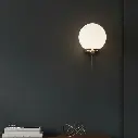 Uzstore OPTARA Wall Light - Ø 150mm, 3000K, Stainless steel+Glass, Rose gold 33101 Rose gold E1057FG-02.webp