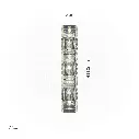 Uzstore OPTARA Wall Light - Ø 90×H380mm, 3000K, Stainless steel+Crystal, Chrome+ClearE1057G 380-01-04.webp