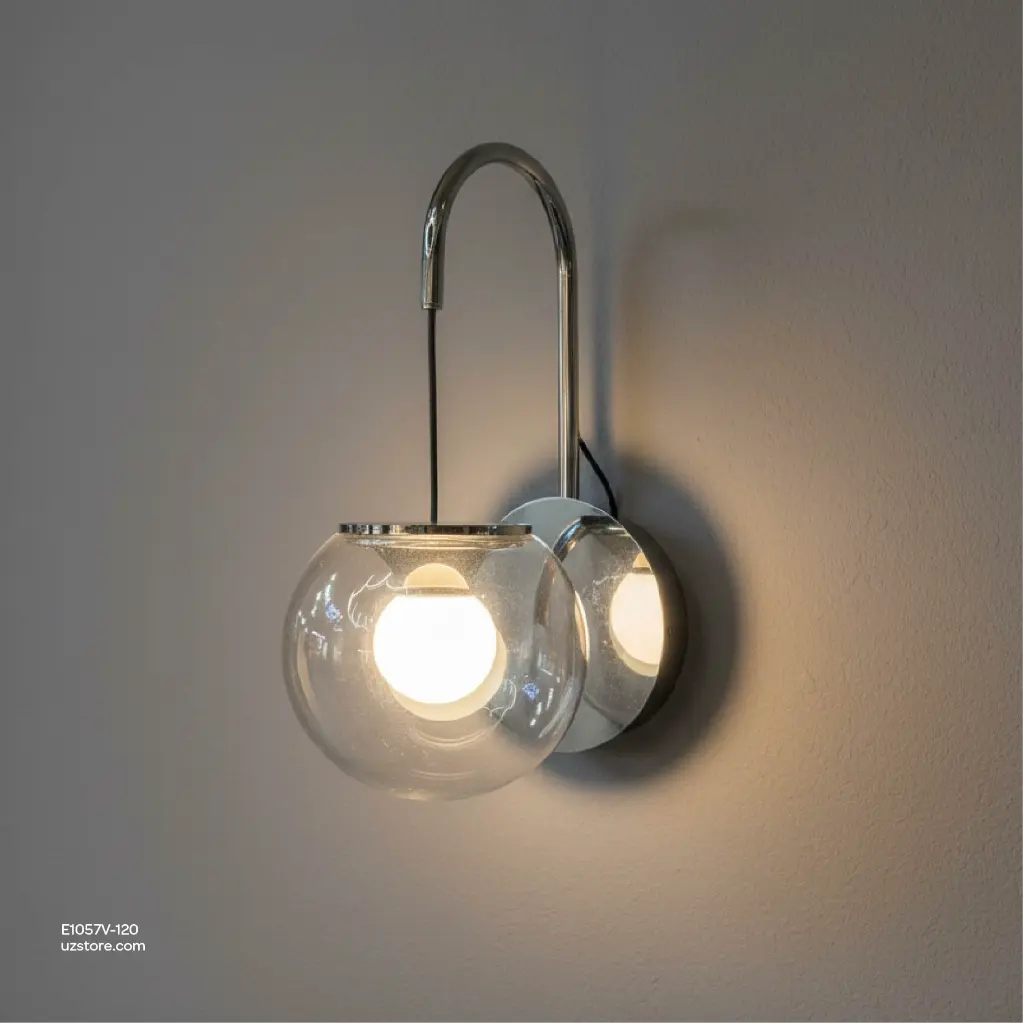 Uzstore OPTARA Wall Light - 120mm, 3000K, Stainless E1057V-120-01-03.webp