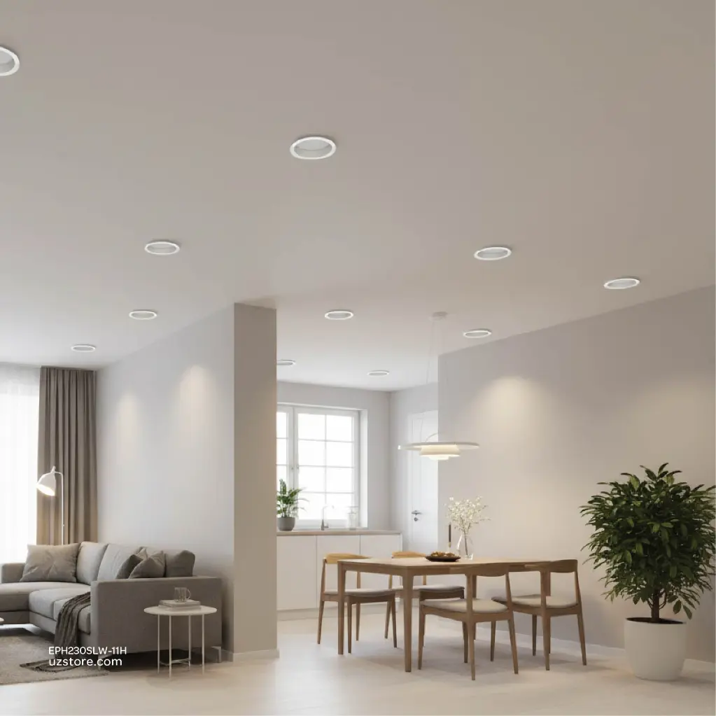 uzstore Philips Spotlight SL260 RD D90 11W 940 WH GM (white finish) 4000K Natural white 929004147407 EPH230SLW-11H-01-03.webp