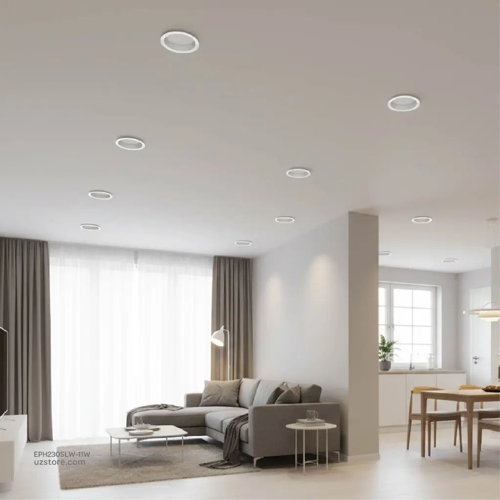 uzstore Philips Spotlight SL260 RD D90 11W 930 WH GM (white finish) 3000K Warm white 929004147307 EPH230SLW-11W-01-04.webp