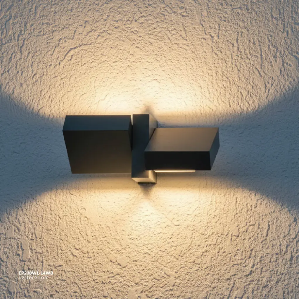 Uzstore OPPLE LED Wall light WL E4 14W 3000K BlackK GP2 DZ Warm white 719002003501  EP230WL-14WB-04.webp