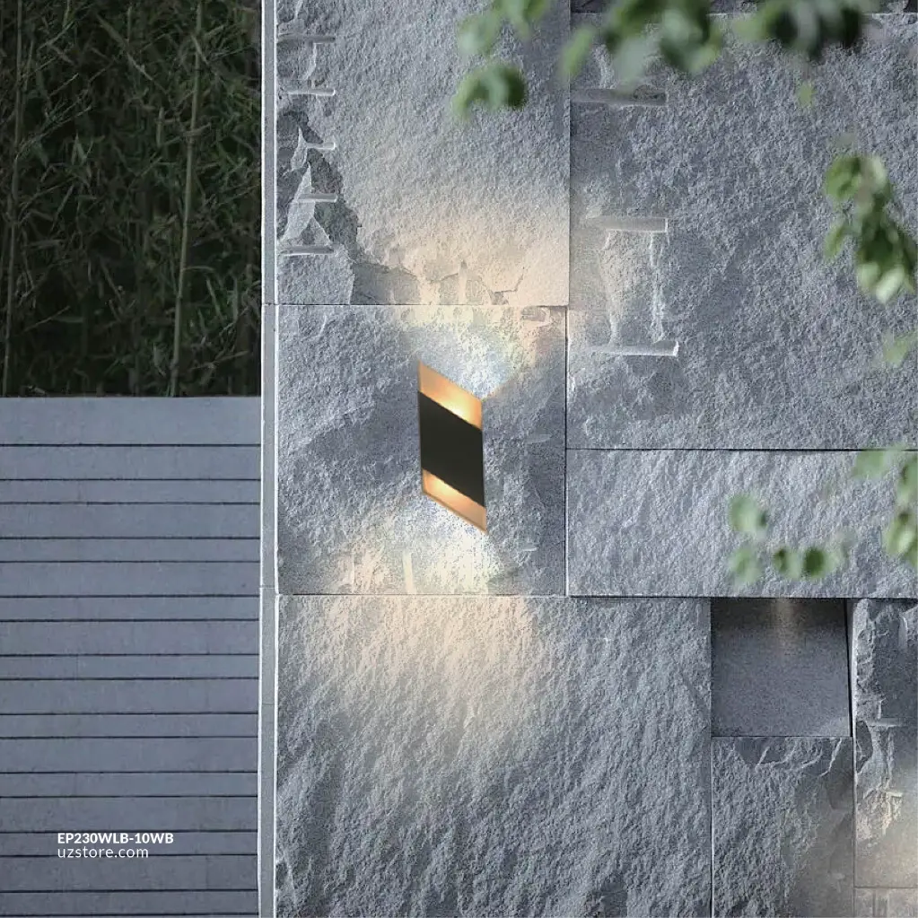 Uzstore OPPLE LED Wall light U 10W 3000K BK GP DZ Black Big Warm white 719002003401  EP230WLB-10WB-03.webp