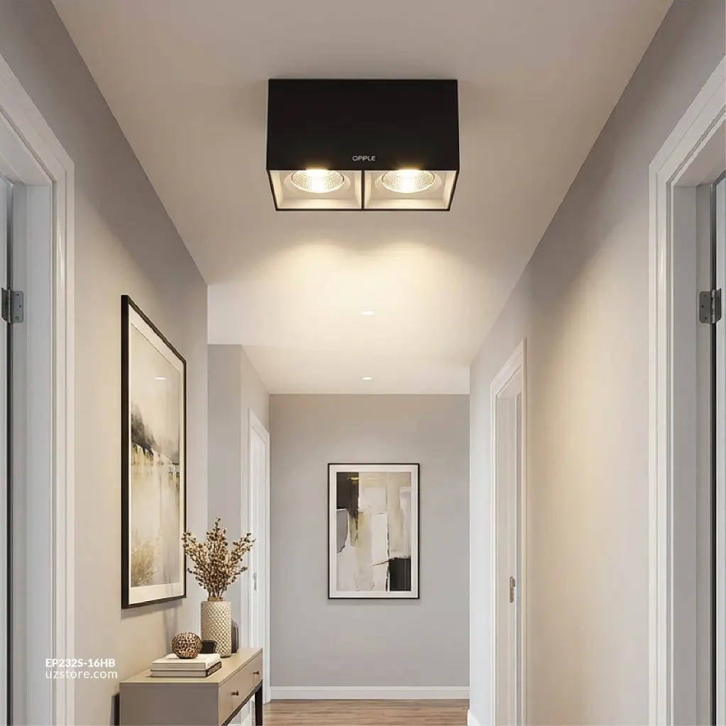 Uzstore  OPPLE LED SM Down Light 16W, 4000K Natural White, Black 541010001400 EP232S-16HB-03.webp