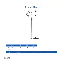 Uzstore OPPLE LED Bollard Light E5-5W 3000K BK Black  H 650 MM Warm White 718001002101 EP236S-5WB-02.webp