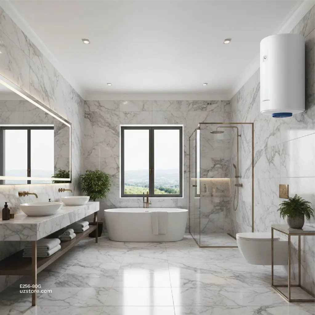 Uzstore ARISTON Electric Water Heater 80Ltr Vertical, RUBIS 80 V OM Made in EGYPT E256-80G-03.webp