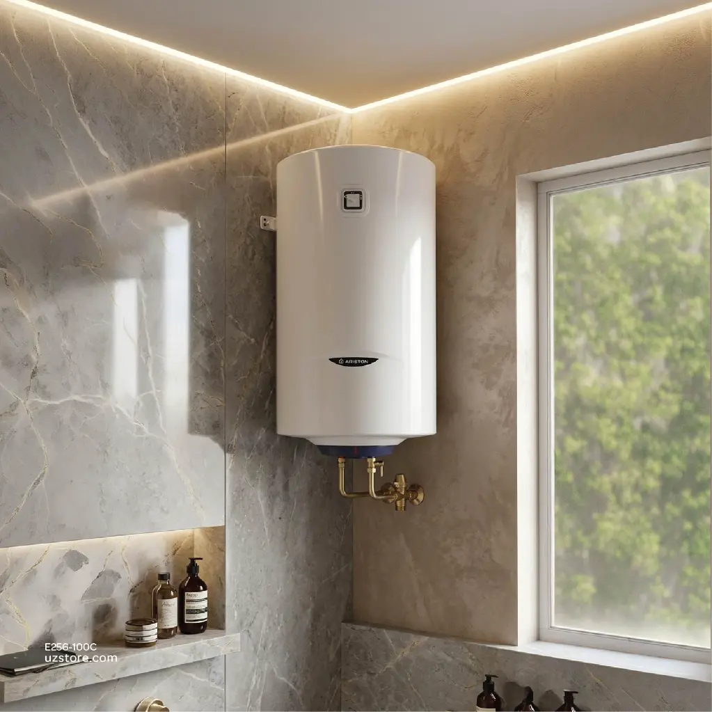 Uzstore ARISTON Electric  Water Heater 100Ltr Vertical  , Made in China , BLU R 100 V 3605201  E256-100C-03.webp