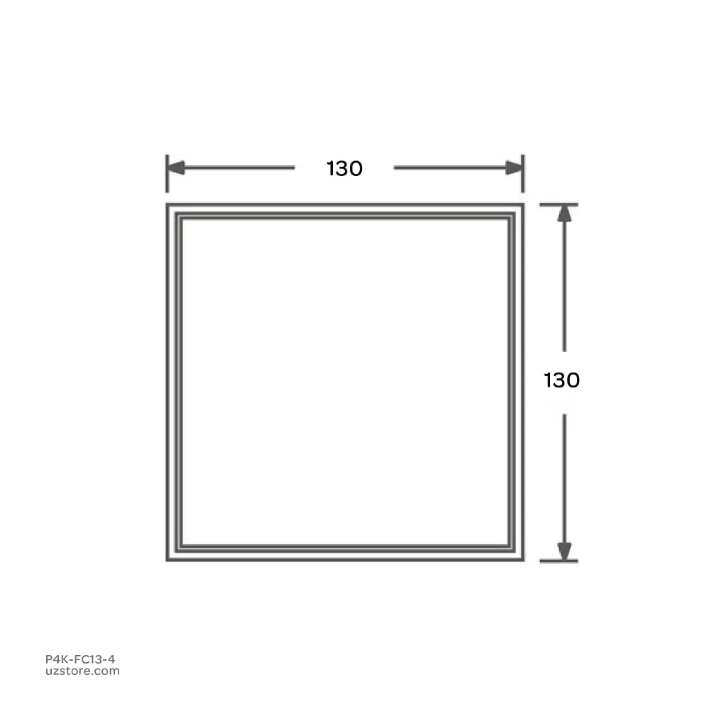 Uzstore  MADAN Stainless Steel Floor Drain Ceramic 100x100 MM FC 10-2 P4K-FC13-4-03.webp
