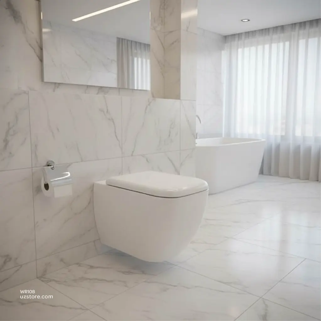 Uzstore RAK- Metropolitan Wall Hung WC & Seat Cover MP13AWHA-MP05SCQRAWHA WR108-02.webp