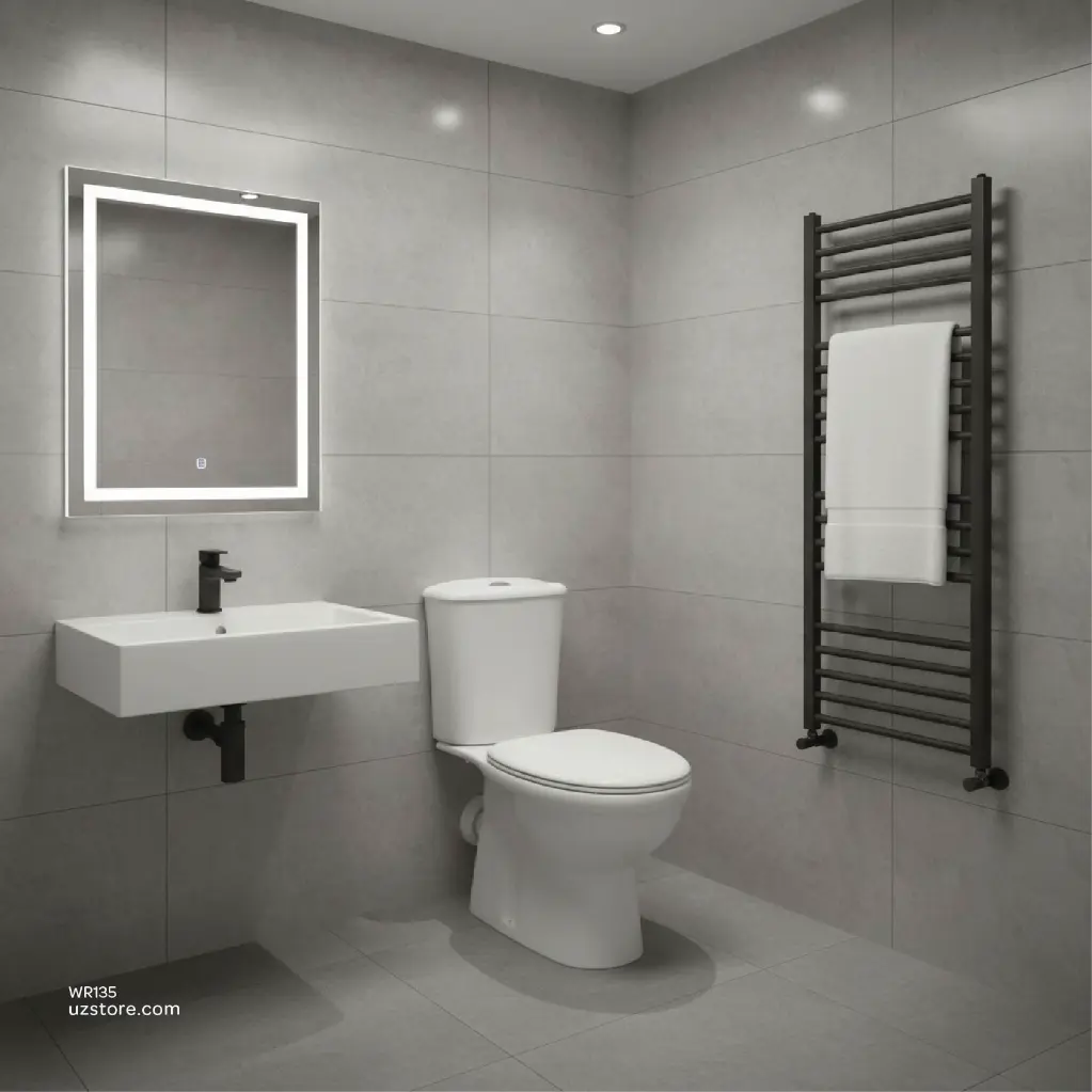 Uzstore  RAK Ceramic KARLA Closed Couple Water Closet ( S - TRAP ) ( 70CM ) KR03AWHA + KR10AWHA + KR05DXSCAWHA 240MM WR135-03.webp