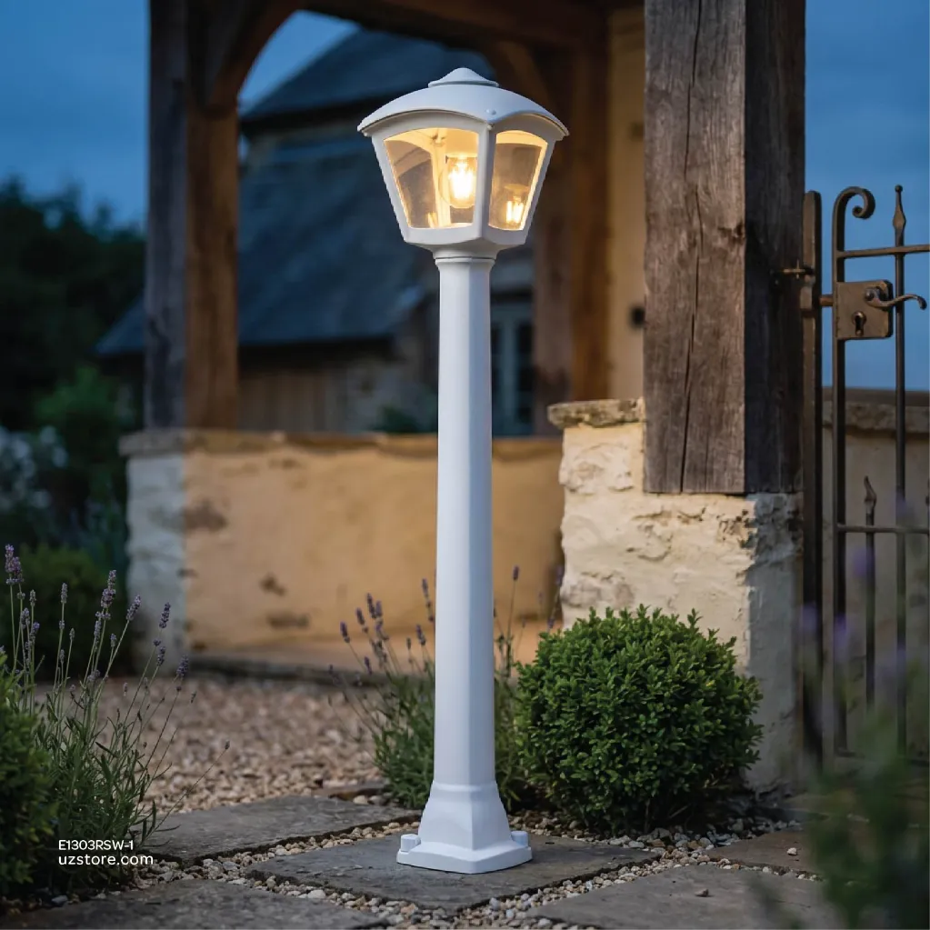 Uzstore FUMAGALLI GIAFAA ROBY White Clear E27 LED 6W 2.7K POLE 1 Meter T20.242.WXFIR Made in Italy   E1303RSW-1-03.webp