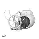 Uzstore In line mixerd flow Axial duct fan ERA TYPHOON 150 160 2SP 6 Inch Made in Russia  ER411T-150-04.webp
