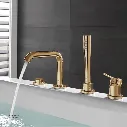 Uzstore  GROHE Essence 4-hole bath combination , 19578GN1 , brushed cool sunrise GR19578GN1-03.webp