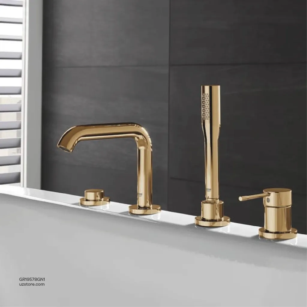 Uzstore  GROHE Essence 4-hole bath combination , 19578GN1 , brushed cool sunrise GR19578GN1-04.webp
