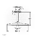 Uzstore Rainshower Mono 310 Cube Head shower set ceiling 142 mm, 1 spray GR26566GN0-02.webp