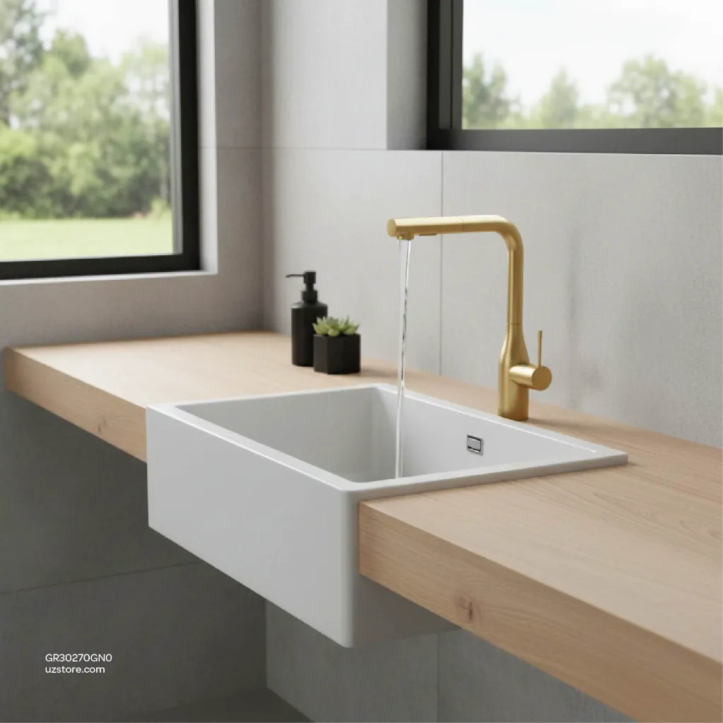 Uzstore GROHE Essence Single-lever sink mixer Half Inch , 30270GN0 , brushed cool sunrise  GR30270GN0-05.webp