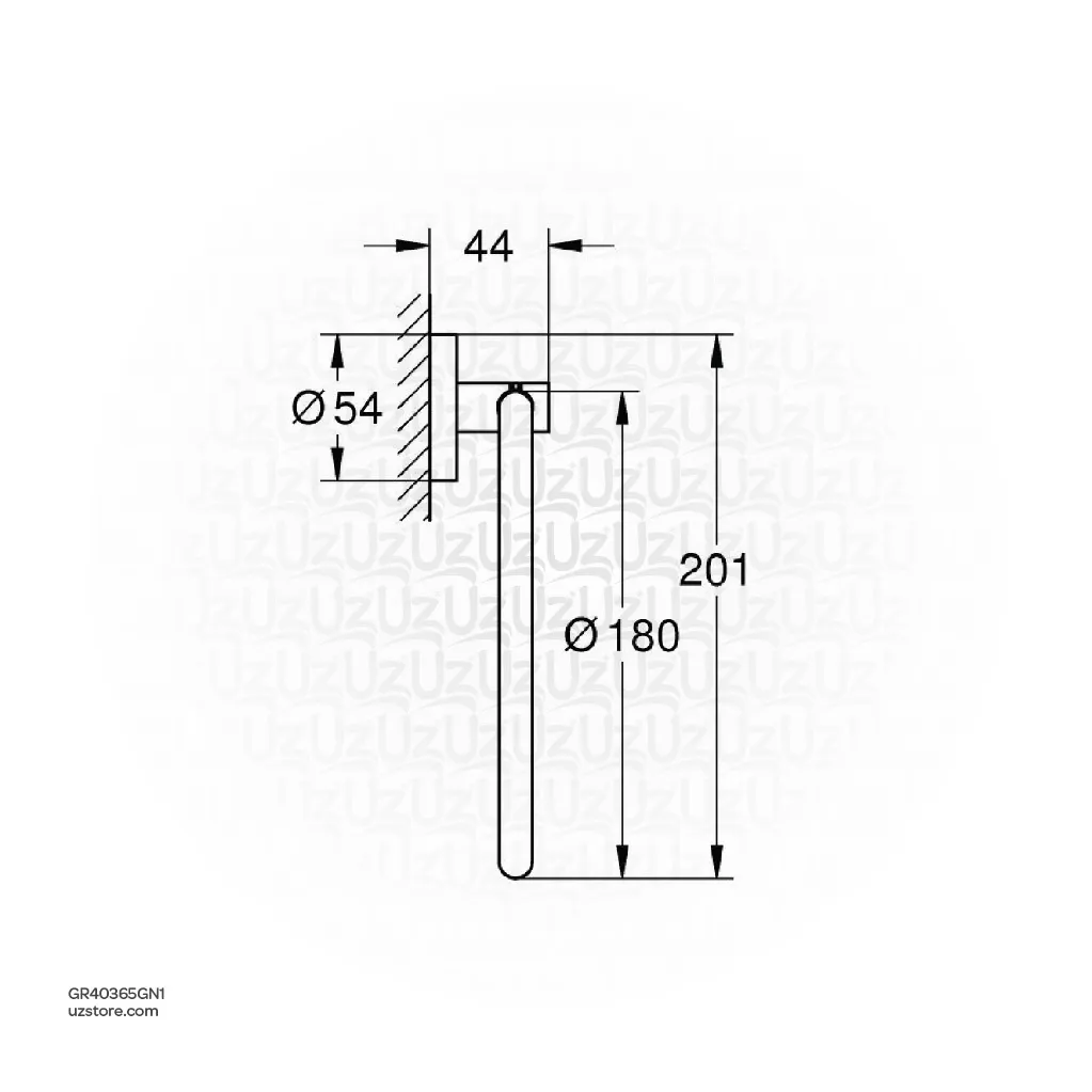 Uzstore Essentials Towel ring GR40365GN1-02.webp