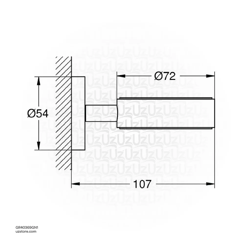 UzstoreGROHE Essentials Holder , 40369GN1 , brushed cool sunrise GR40369GN1-02.webp