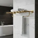 Uzstore GROHE Essentials Multi bath towel rack , 40800GN1 , brushed cool sunrise GR40800GN1-04.webp