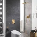 Uzstore GROHE Skate Cosmopolitan S Wall plate , 37535GN0 , brushed cool sunrise GR37535GN0-04.webp