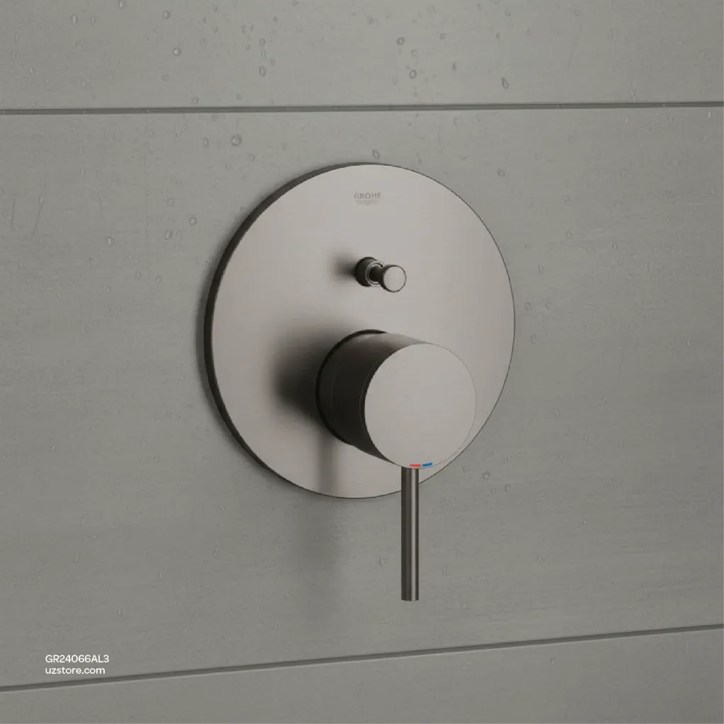 Uzstore GROHE Atrio Single-lever mixer with 2-way diverter , 24066AL3 , brushed hard graphite GR24066AL3-03.webp