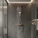 Uzstore GROHE Euphoria SmartControl System 310 Duo Shower system with Safety Mixer for wall mounting , 26507DL0 , brushed warm sunset GR26507DL0-04.webp