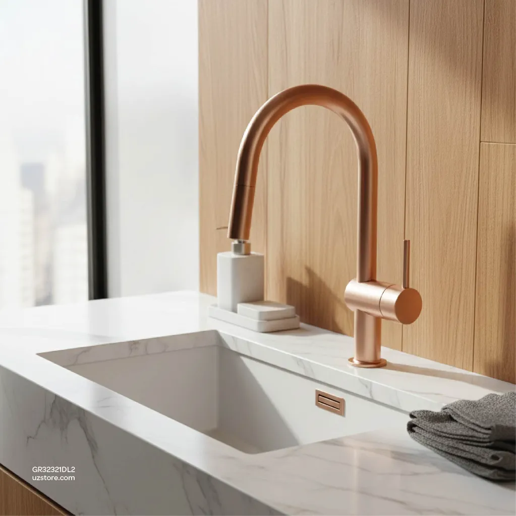 Uzstore GROHE Minta Single-lever sink mixer Half Inch , 32321DL2 , brushed warm sunset GR32321DL2-04.webp