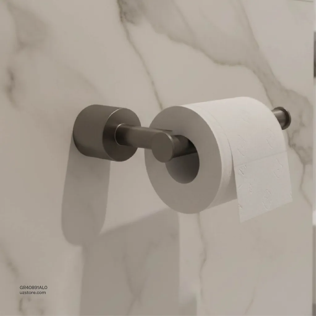 Uzstore GROHE Atrio Toilet paper holder , 40891AL0 , brushed hard graphite GR40891AL0-03.webp