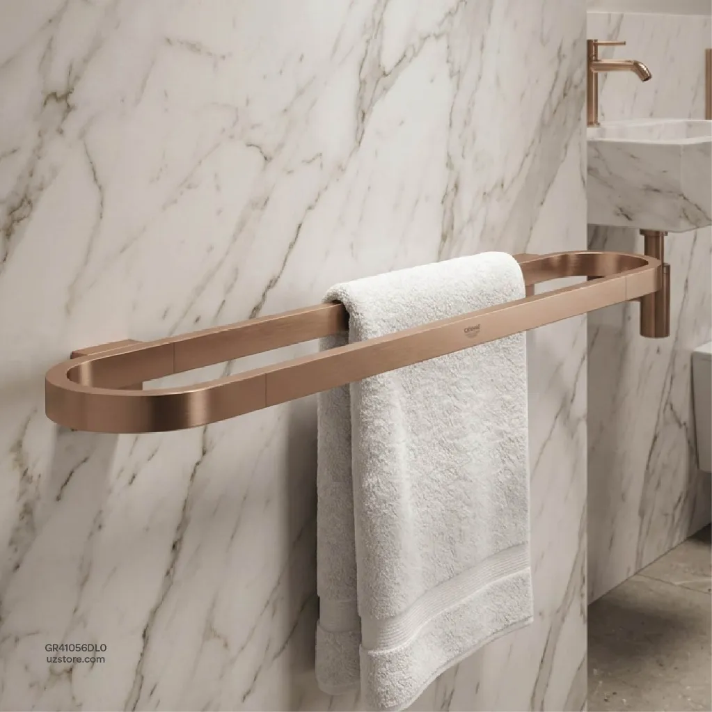 Uzstore GROHE Selection Towel holder , 41056DL0 , brushed warm sunset GR41056DL0-03.webp