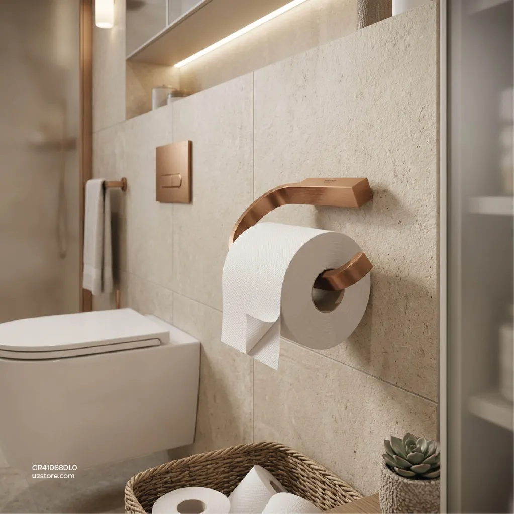 Uzstore GROHE Selection Toilet paper holder , 41068DL0 , brushed warm sunset GR41068DL0-03.webp