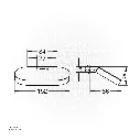 Uzstore GROHE Selection Toilet paper holder , 41069DL0 , brushed warm sunset GR41069DL0-02.webp