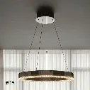 Uzstore OPTARA Pendant Light - Ø 800×H2500mm, 3000K, Stainless steel+Crystal, Mirror black D22830-800 E1057YR-800-03.webp