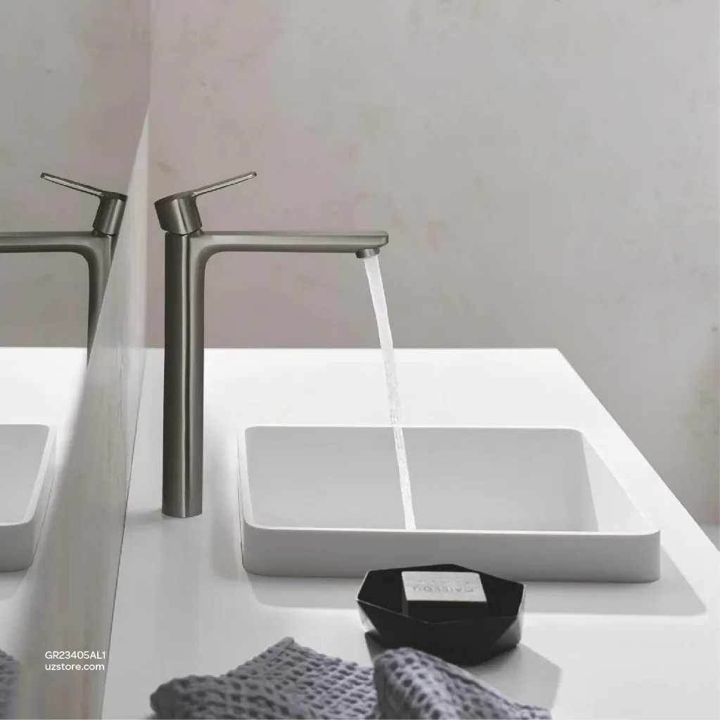 Uzstore GROHE Lineare Single-lever basin mixer Half inch  XL-Size , 23405AL1 , brushed hard graphite GR23405AL1-03.webp