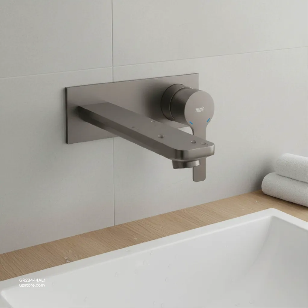 Uzstore GROHE Lineare 2-hole basin mixer L-Size , 23444AL1 , brushed hard graphite GR23444AL1-03.webp