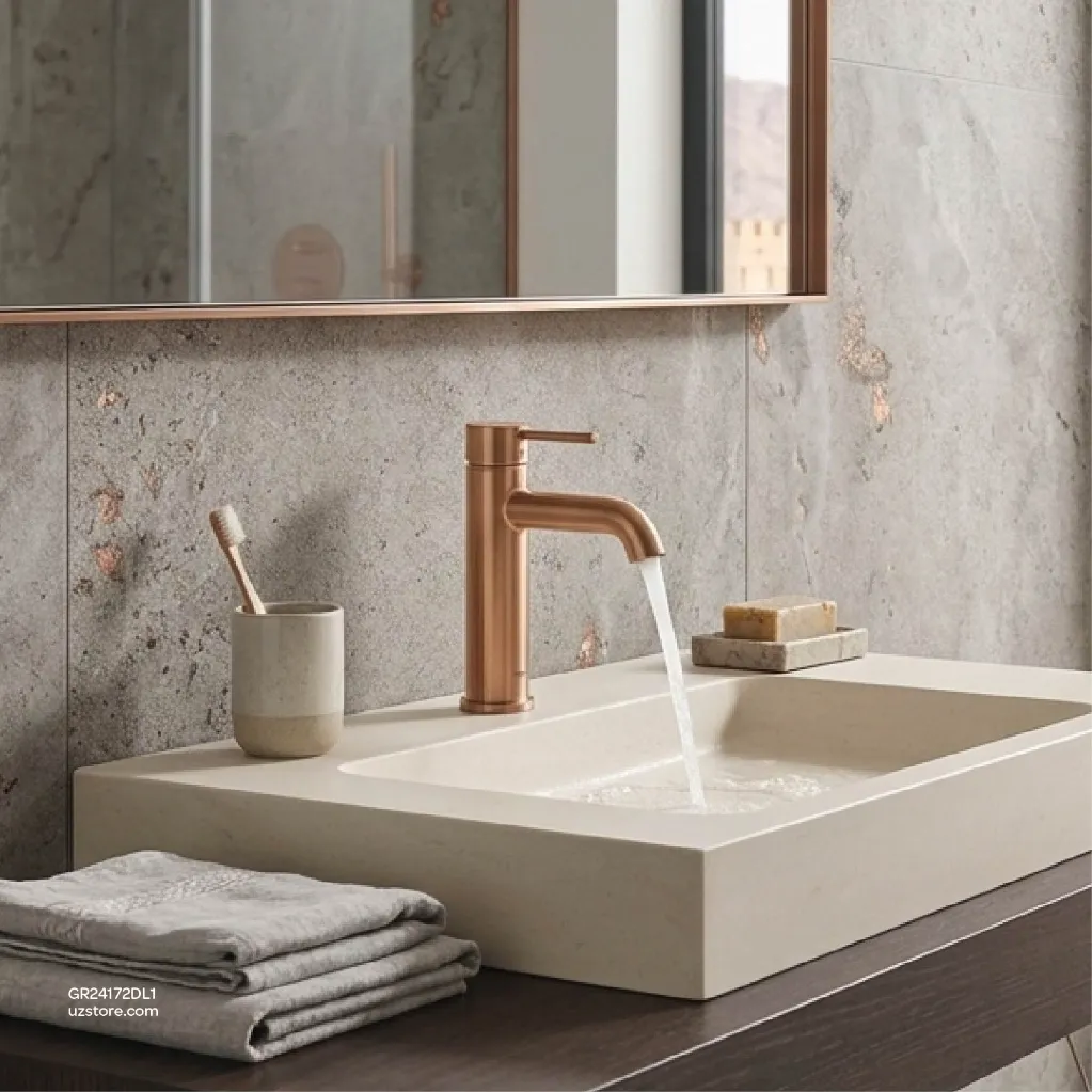 Uzstore GROHE Essence Single-lever basin mixer Half Inch S-Size , 24172DL1 , brushed warm sunset GR24172DL1-03.webp