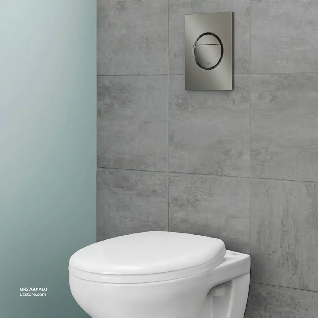 Uzstore GROHE Nova Cosmopolitan S Wall plate , 37601AL0 , brushed hard graphite GR37601AL0-03.webp
